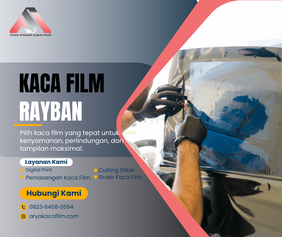 Kaca Film Rayban 80% 60% 40%